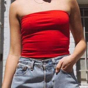 Brandy Melville red tube top